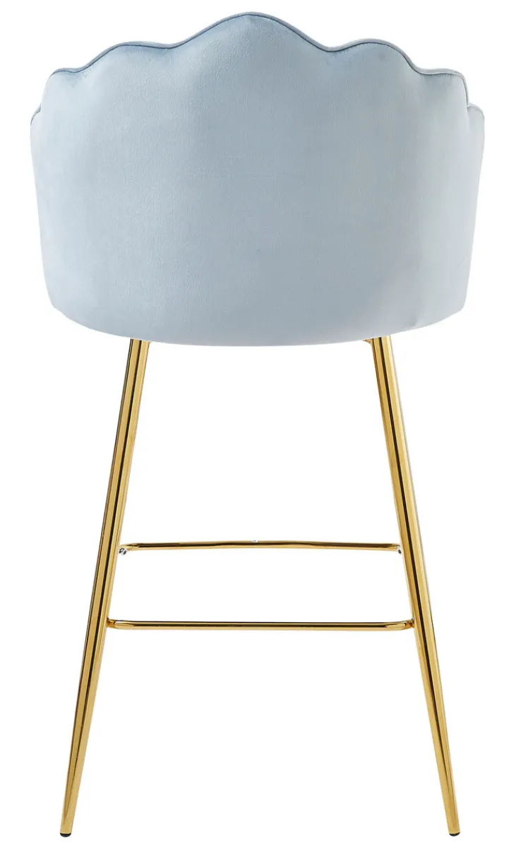 CASAVANTI Barhocker 2er Set hellgrau