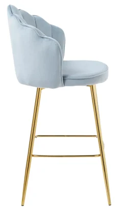 CASAVANTI Barhocker 2er Set hellgrau