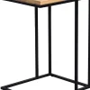 CASAVANTI Beistelltisch 38 x 62 x 43 cm Holznachbildung braun