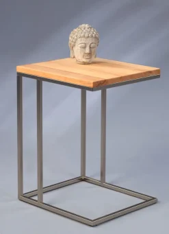 CASAVANTI Beistelltisch 38 x 62 x 43 cm Holz massiv braun