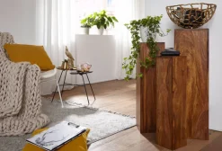 CASAVANTI Beistelltisch 3er-Set Sheesham braun