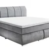 CASAVANTI Boxspringbett MALIN 180 x 200 cm grau