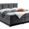 CASAVANTI Boxspringbett PORTAGE 180 x 200 cm grau