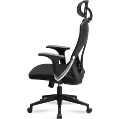 CASAVANTI Bürostuhl 65x123x65 cm Stoff schwarz