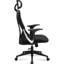 CASAVANTI Bürostuhl 65x123x65 cm Stoff schwarz