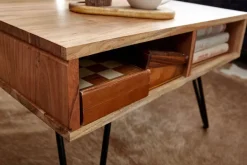 CASAVANTI Couchtisch 60 x 60 cm Akazie massiv