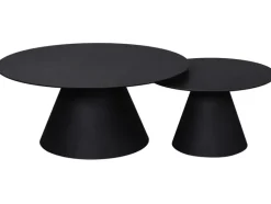 CASAVANTI Couchtisch 90 x 90 cm rund Glaskeramik bronzefarbig