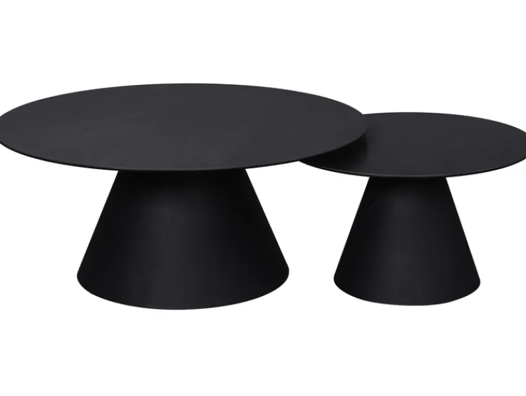 CASAVANTI Couchtisch 90 x 90 cm rund Glaskeramik bronzefarbig