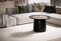 CASAVANTI Couchtisch 60x40 cm Massivholz Mango schwarz