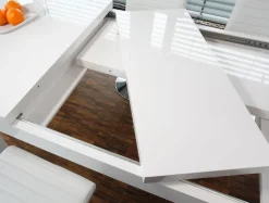 CASAVANTI Esstisch 180-260 x 90 cm weiß