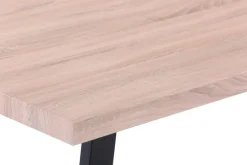 CASAVANTI Esstisch 160 x 90 cm Sonoma Eiche/schwarz