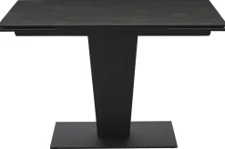 CASAVANTI Esstisch LAGO 120(180) x 80 cm Glaskeramik/schwarz