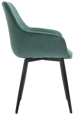 CASAVANTI Esszimmerstuhl 2er Set grün/schwarz