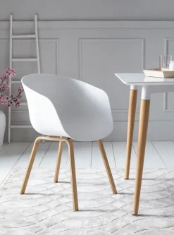 CASAVANTI Esszimmerstuhl 2er Set weiß