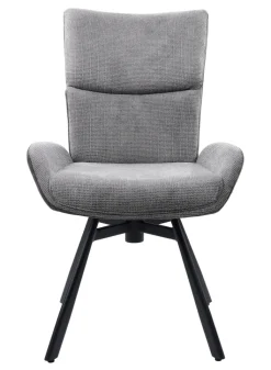 CASAVANTI Esszimmerstuhl VARREL pulverbeschichtet Grau