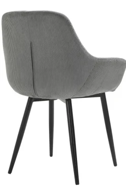 CASAVANTI Esszimmerstuhl 2er Set grau/schwarz