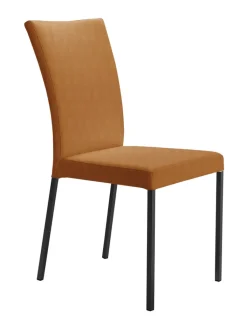 CASAVANTI Esszimmerstuhl SALLY Stoffbezug kupferfarbig/schwarz