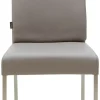 CASAVANTI Esszimmerstuhl LONDON II 2er Set Leder hellgrau