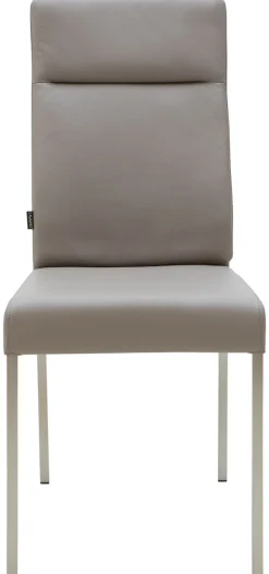 CASAVANTI Esszimmerstuhl LONDON II 2er Set Leder hellgrau