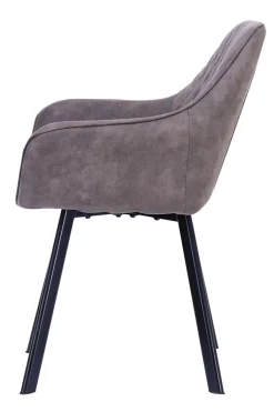 CASAVANTI Esszimmerstuhl 2er Set Mikrofaser taupe