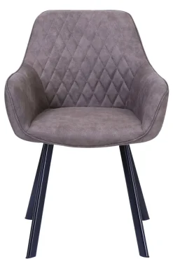 CASAVANTI Esszimmerstuhl 2er Set Mikrofaser taupe