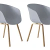 CASAVANTI Esszimmerstuhl 2er Set grau