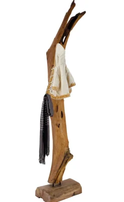 CASAVANTI Kleiderständer Teakholz braun