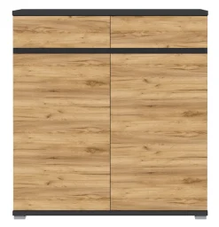 CASAVANTI Schuhschrank ALMADA anthrazit /Navara Eiche NB