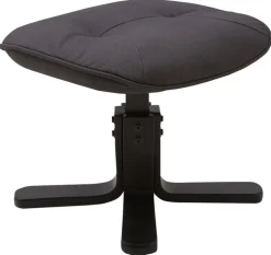 CASAVANTI Sessel mit Hocker 2-teilig grau