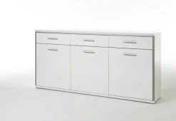 CASAVANTI Sideboard TRENTO 184 x 89 cm NB Hochglanz tiefzieh weiß