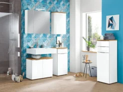 CASAVANTI Spiegelschrank CARA 76 x 71 x 23 cm weiß