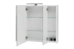 CASAVANTI Spiegelschrank LIMONE 80 x 71 x 16 cm Glas weiß