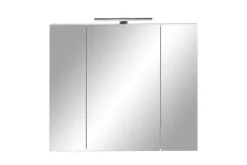 CASAVANTI Spiegelschrank LIMONE 80 x 71 x 16 cm Glas weiß