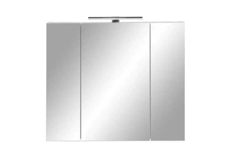 CASAVANTI Spiegelschrank LIMONE 80 x 71 x 16 cm Glas weiß