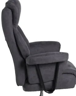 Chefsessel MAURO XXL 150 kg Schwarz/ Dunkelgrau