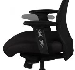 Chefsessel schwarz matt