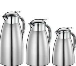 cilio Isolierkanne TRIEST 1,5 L silberfarbig