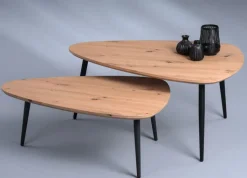 QUARTIER Couchtisch BERTHA 2-teilig