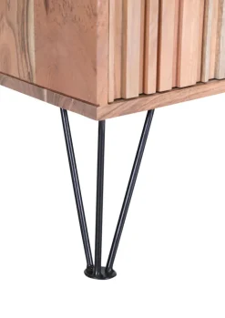 QUARTIER Couchtisch HUDSON 100 x 70 cm braun/ schwarz