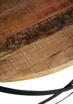 QUARTIER Couchtisch SAM 80 cm braun/ schwarz