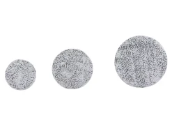 QUARTIER Couchtisch Set TEATIME 3-tlg. schwarz/silber