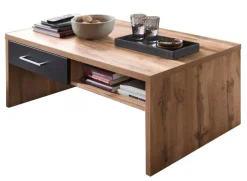 QUARTIER Couchtisch SONATE 110 x 64 cm braun/ schwarz