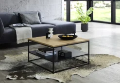 QUARTIER Couchtisch TILDA 75x75 cm Eiche massiv