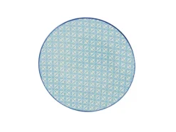 CreaTable Dessertteller MEDITERRAN 4er Set 21 cm blau