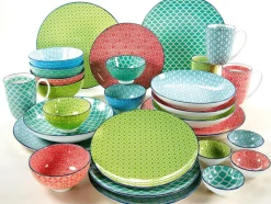 CreaTable Dipschale MEDITERRAN 4er Set 11,5 cm blau