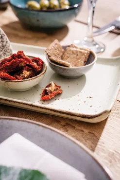 CreaTable Dipschale NATURE COLLECTION sandbeige