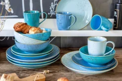 CreaTable Kombiservice NATURE COLLECTION AQUA 16-teilig blau