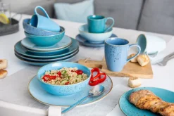 CreaTable Kombiservice NATURE COLLECTION AQUA 16-teilig blau