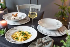 CreaTable Pastabowl GUSTOSO 26 cm Porzellan weiß