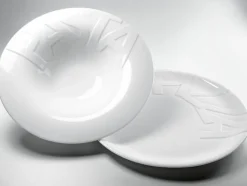 CreaTable Pizzateller GOURMET 32 cm Porzellan weiß